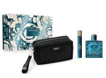 Kit Coffret Versace Eros Masculino Eau de Toilette